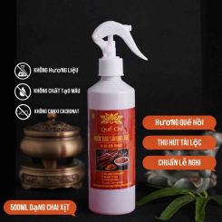 chai xịt bao sái bàn thờ