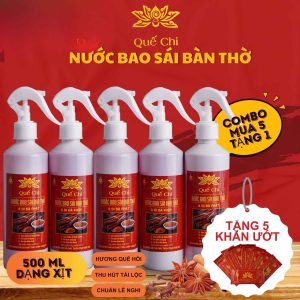 chai xịt bao sái bàn thờ