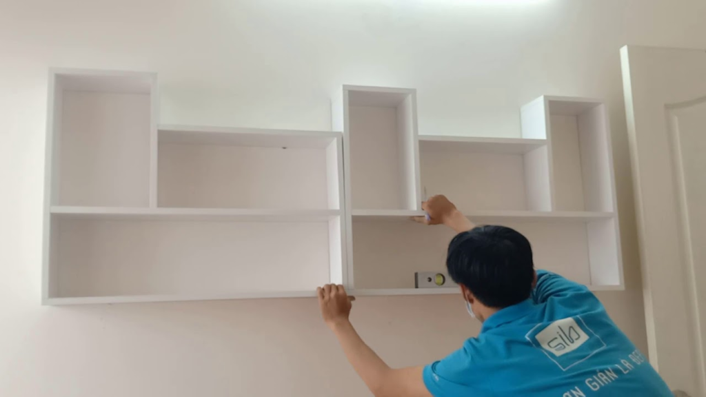 Hướng Dẫn Lắp Đặt Kệ Treo Tường Không Cần Khoan Đúng Cách