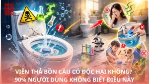 viên thả bồn cầu có độc hại không