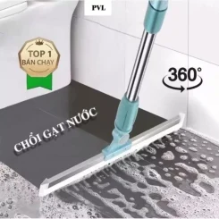 Chổi Gạt Nước Sàn Nhà 360° – Lau Khô Nhanh, Sạch Bong Không Đọng Nước