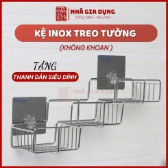 kệ inox treo tường