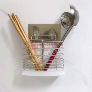 giá để đũa inox 2 ngăn
