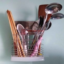 giá để đũa inox 2 ngăn