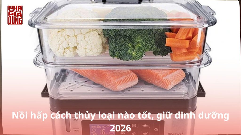 nồi hấp cách thủy