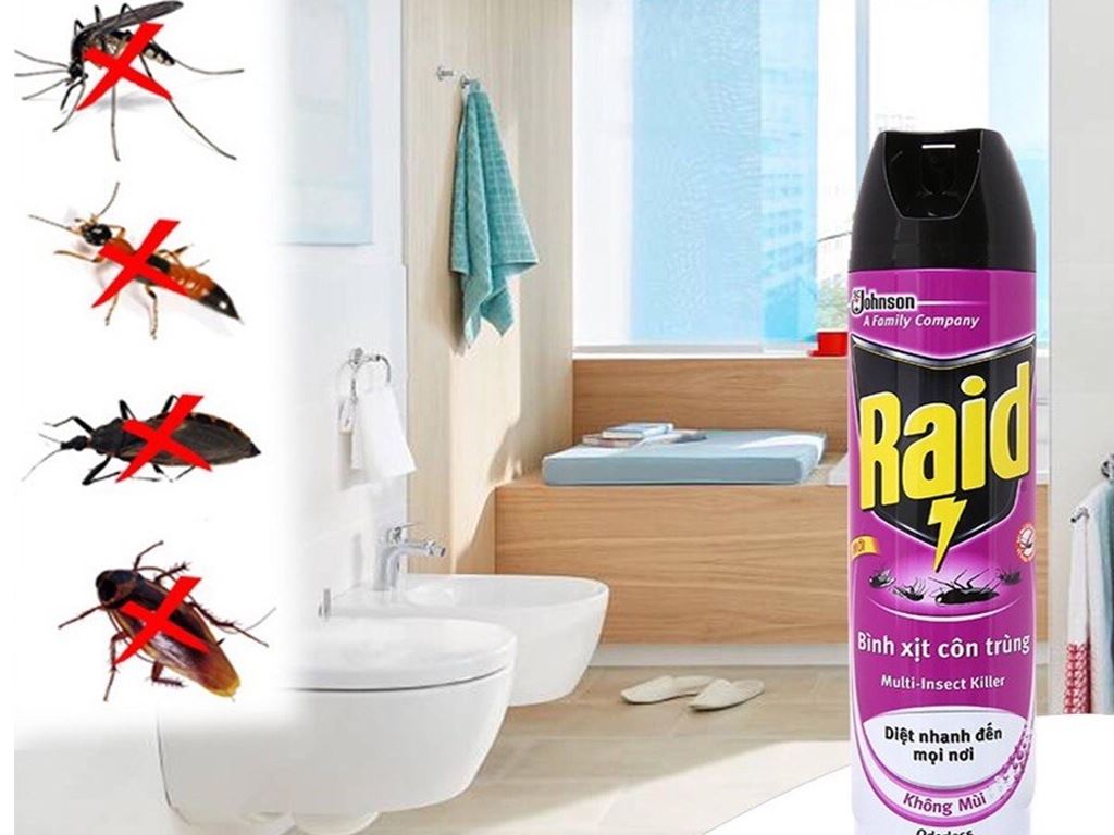 Bình xịt côn trùng có độc không